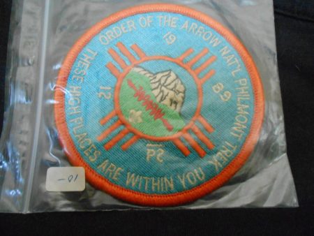 1989 Philmont OA Trek Round Pocket Patch Fashion