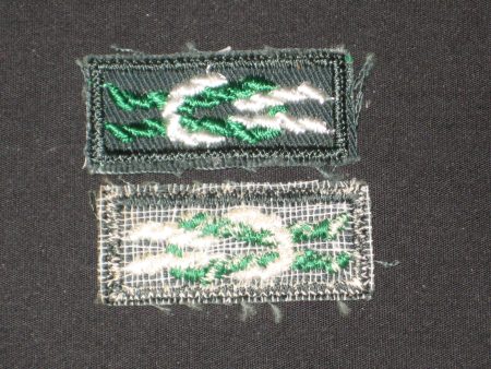 Scouter s Key Award Square Knot on Dark Green, gauze back Hot on Sale