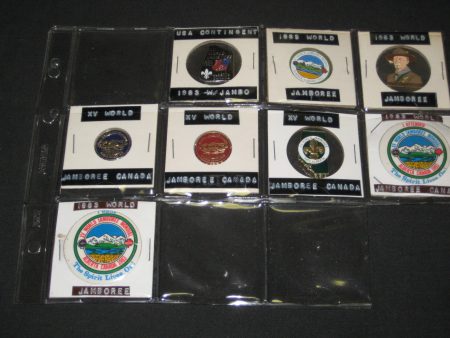 1983 World Jamboree Lot of 7 Pins and Buttons Online Sale