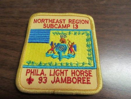 1993 National Jamboree Northeast Subcamp 13 Patch Online Hot Sale