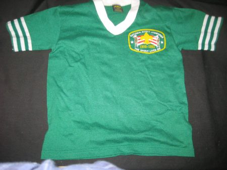 1985 National Jamboree Green Boys T-shirt  size 6-8 For Cheap