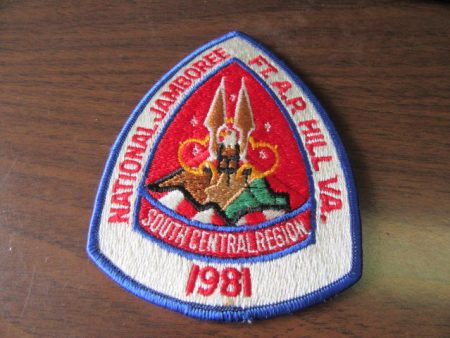 1981 National Jamboree South Central Region Pocket Patch Cheap