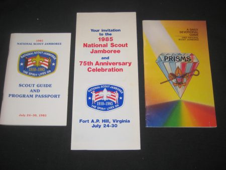 1985 National Jamboree Lot of Paper Items Online Hot Sale