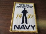 1981 National Jamboree It s An Adventure Navy Pocket Patch Sale