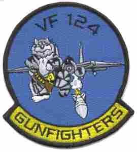 VF124 GUNFIGHTERS Navy Fighter Squadron Patch For Cheap