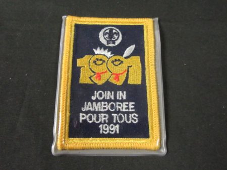 1991 World Jamboree Join In Jamboree Patch Hot on Sale