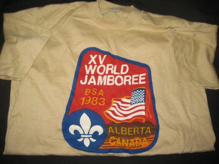 1983 World Jamboree US Contingent T-shirt For Discount