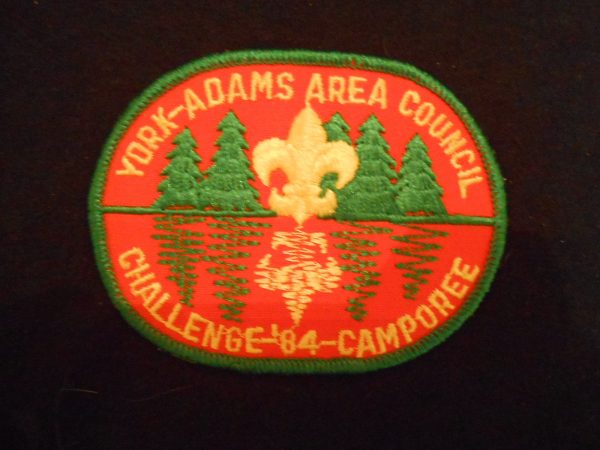 York-Adams Area Cnl Challenge  84 Camporee pocket patch For Discount