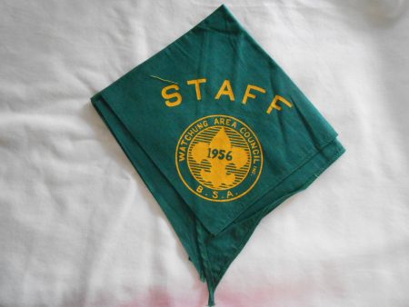 Watchung Area Council 1956 Staff Neckerchief For Sale