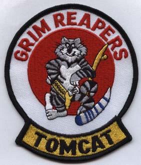 Grim Reapers F-14 Tom Cat Navy Fleet Replacement Squadron Patch on Sale