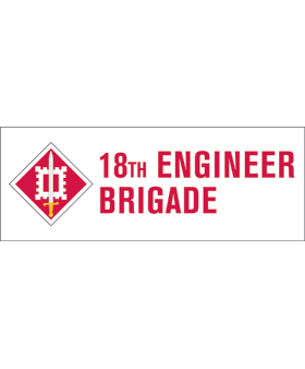 18th Engineer Brigade bumper sticker Discount