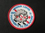 Wiatava 13 2001 Footprints to the Future round Patch eR2001-1 Cheap