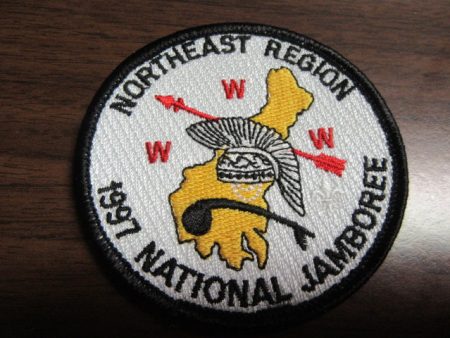 1997 National Jamboree Northeast Region OA Patch Hot on Sale