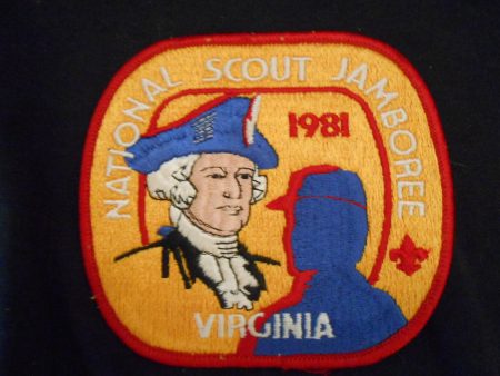 1981 National Jamboree Jacket Patch on Sale