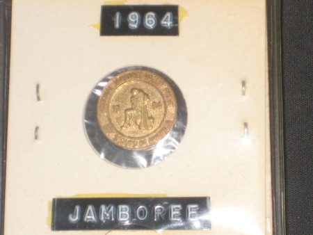 1964 National Jamboree round Lapel Pin, Cheap