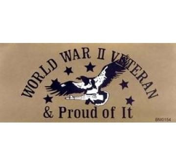 WWII Veteran bumper sticker Online