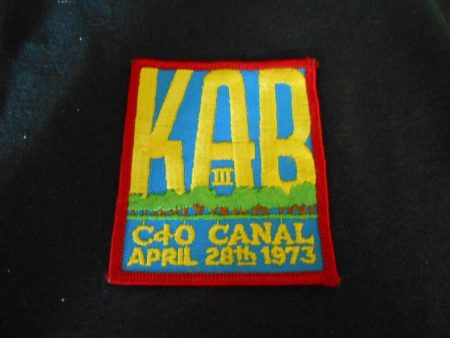 KAB III C&O Canal 1973 pocket patch Fashion