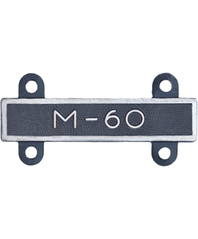 M-60 Qualification Bar in silver oxide Cheap