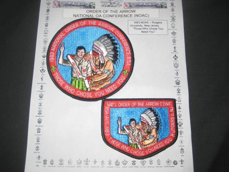 1983 NOAC Pocket & Jacket Patches Online Hot Sale