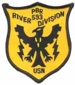 USN River Division 593 Navy PBR Patch For Discount