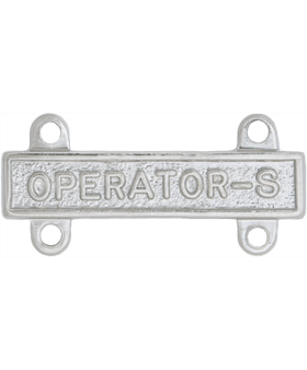 Operator S qualification bar For Sale