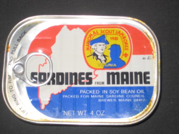 1981 National Jamboree Sardine Can Sale