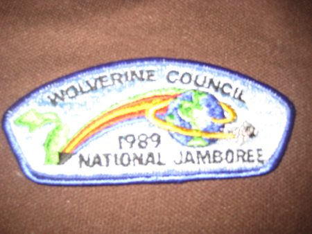 Wolverine Council 1989 National Jamboree jsp Fashion